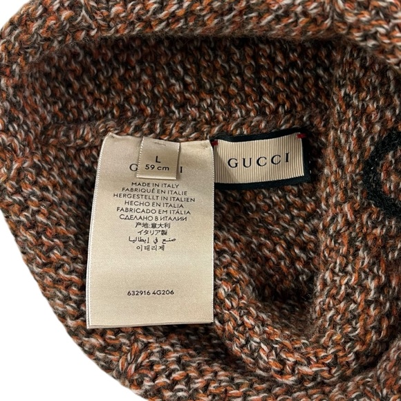 Gucci GG Logo Wool Beanie - Picture 4 of 7